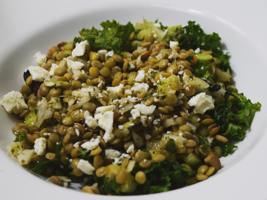 Lentil kale Salad