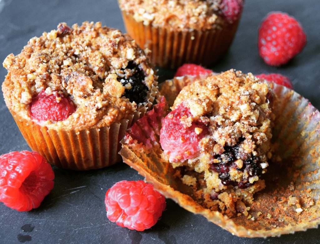 Flourless Berry Muffins
