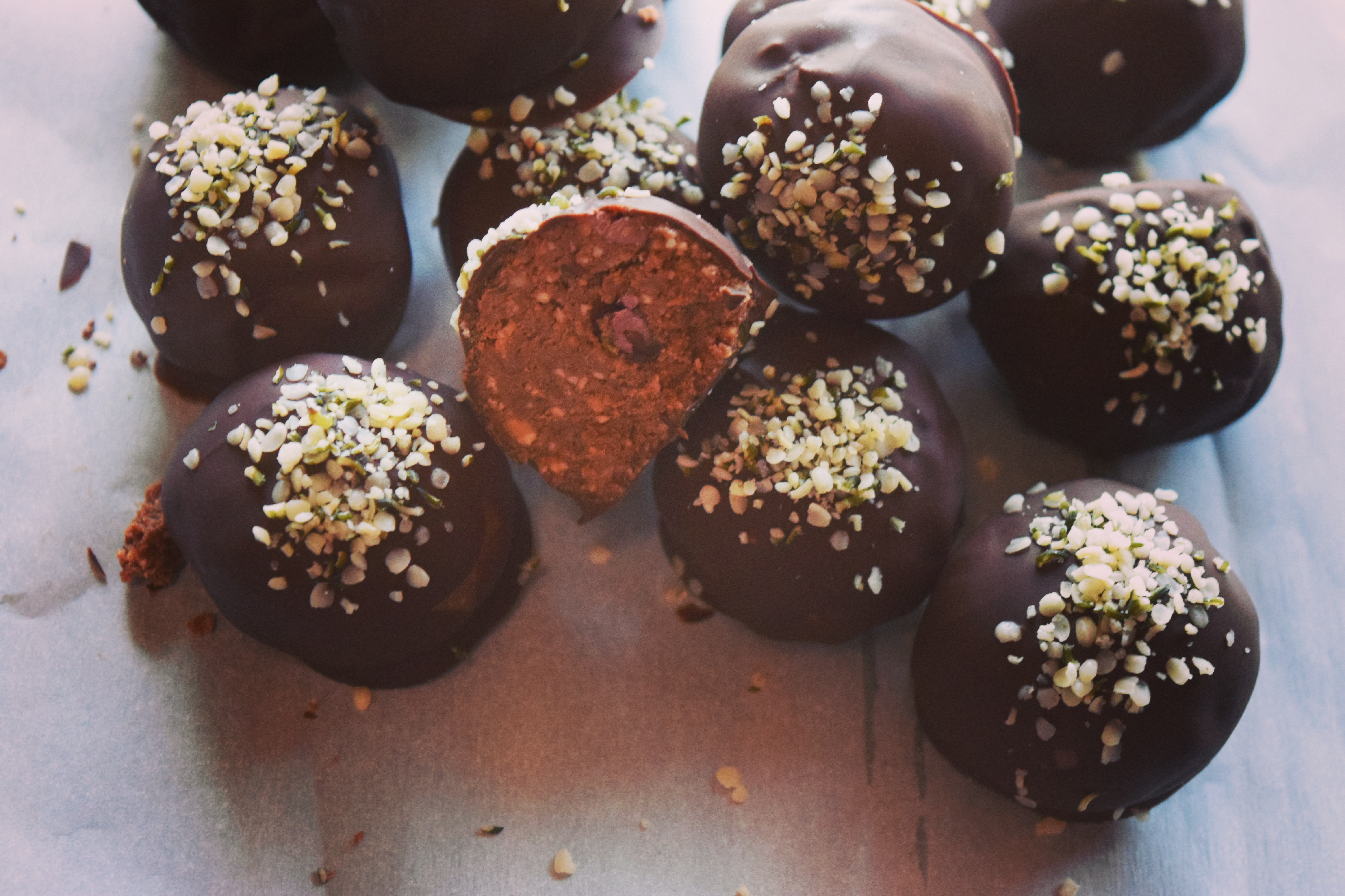 Peanut Butter Cacao Truffles